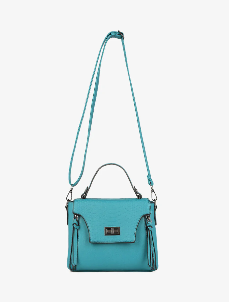 Sac besace Jenny - Bleu canard - Image 3