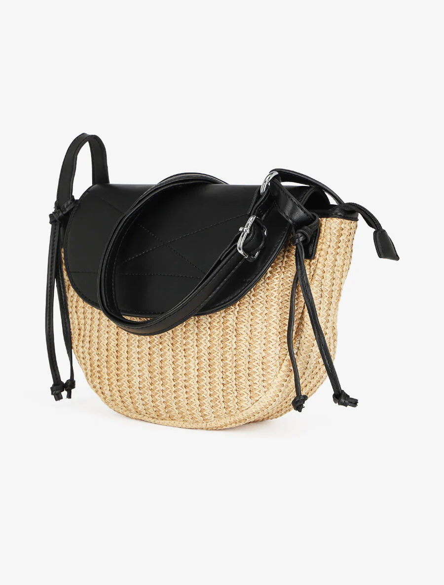 Sac besace Justina - Noir - Image 2