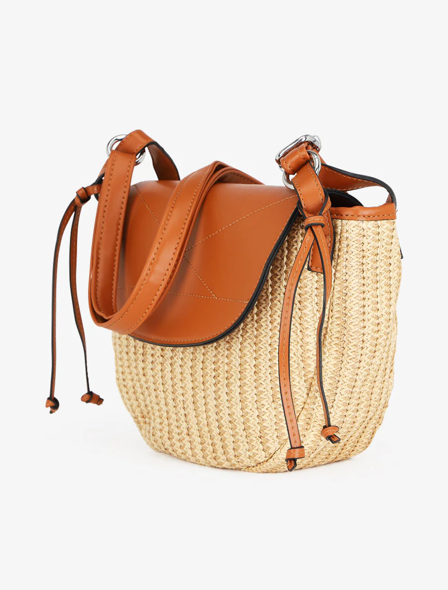Sac besace Justina - Camel - Image 2