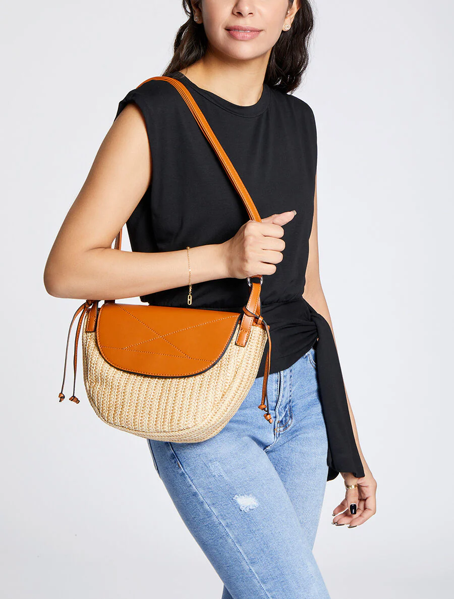 Sac besace Justina - Camel - Image 5