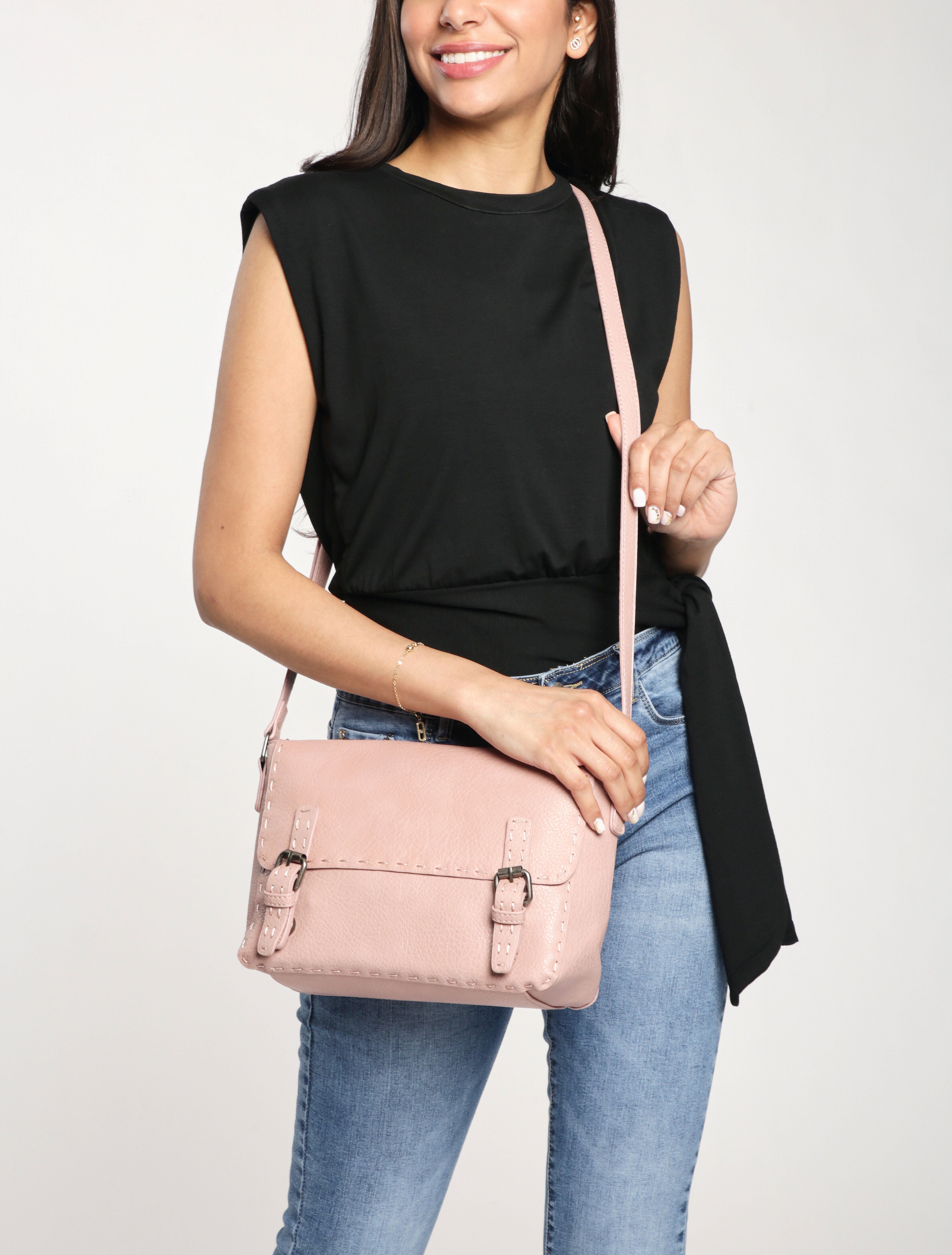 Sac besace Kylie - Rose - Image 5