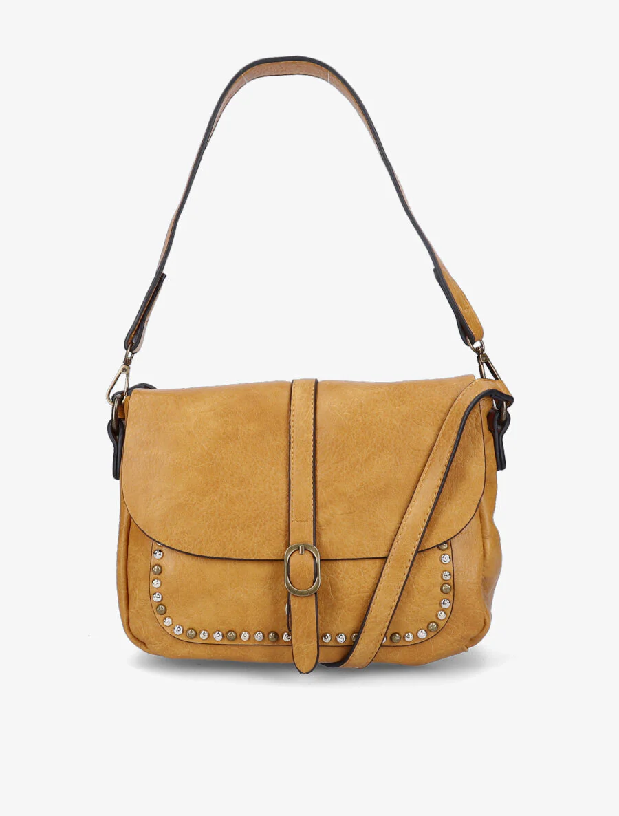 Sac besace Laulette - Jaune moutarde