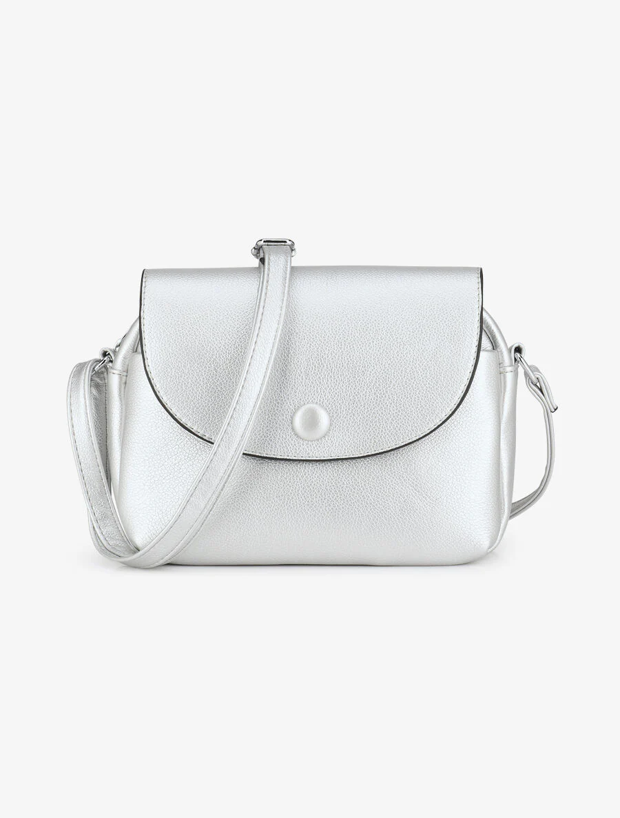 Sac besace Laura - Argent