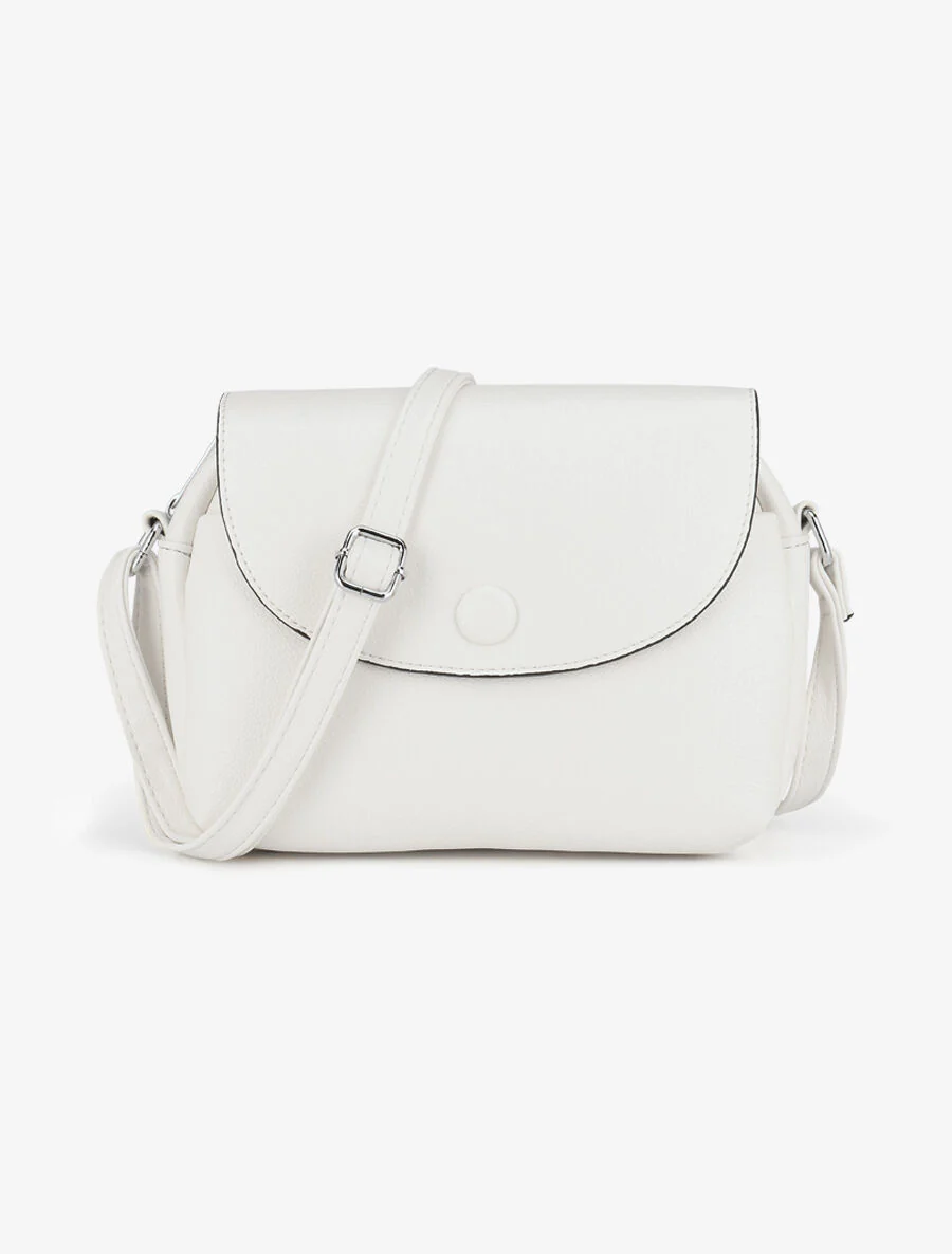 Sac besace Laura - Blanc