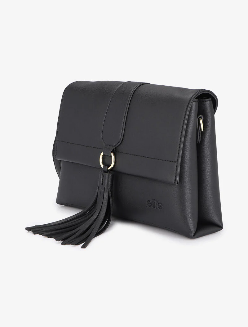 Sac besace Lou - Noir - Image 2