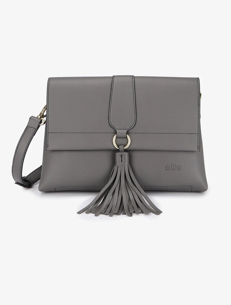 Sac besace Lou - Gris foncé