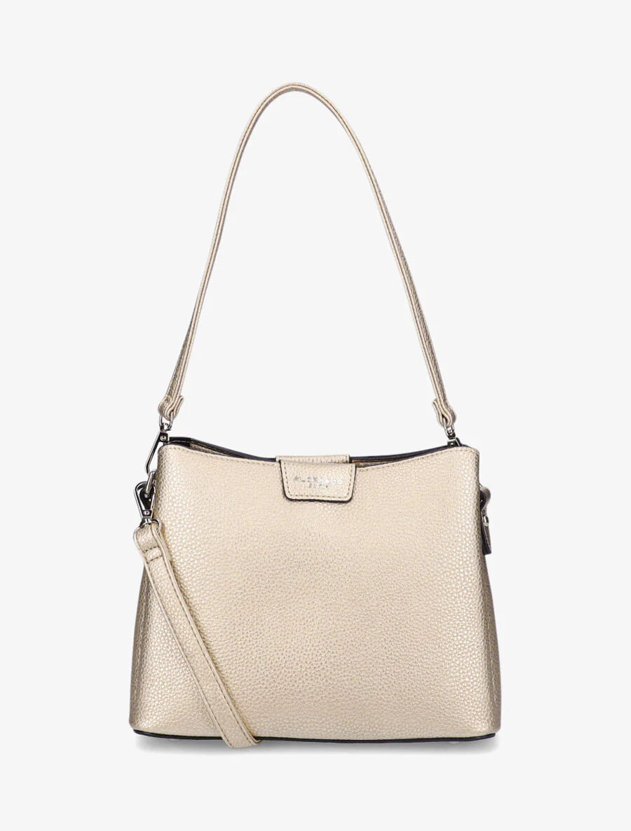 Sac besace Lucile - Beige nacré