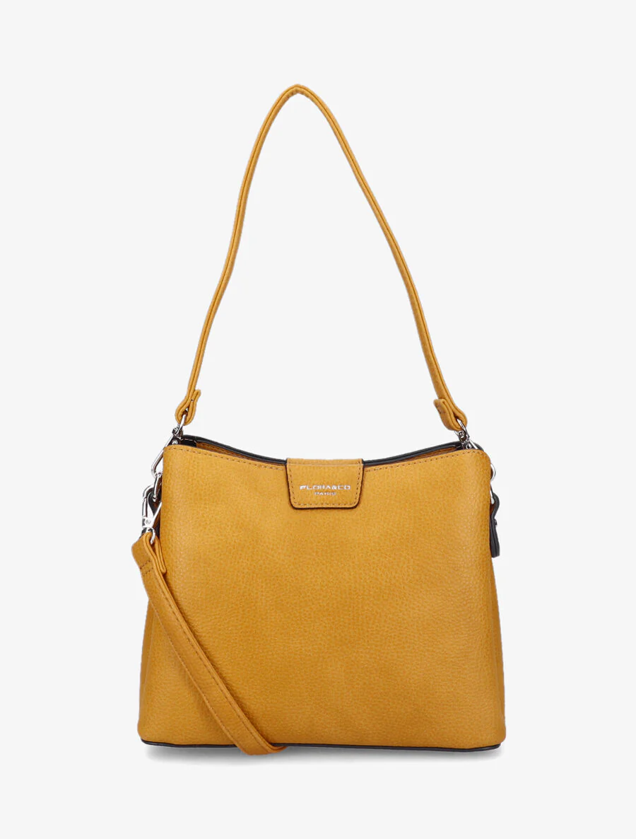 Sac besace Lucile - Jaune moutarde