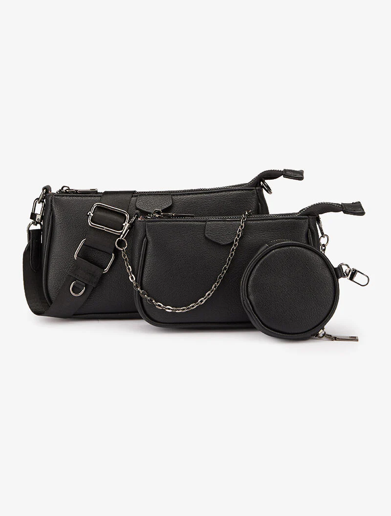 Sac besace Lysanna - noir