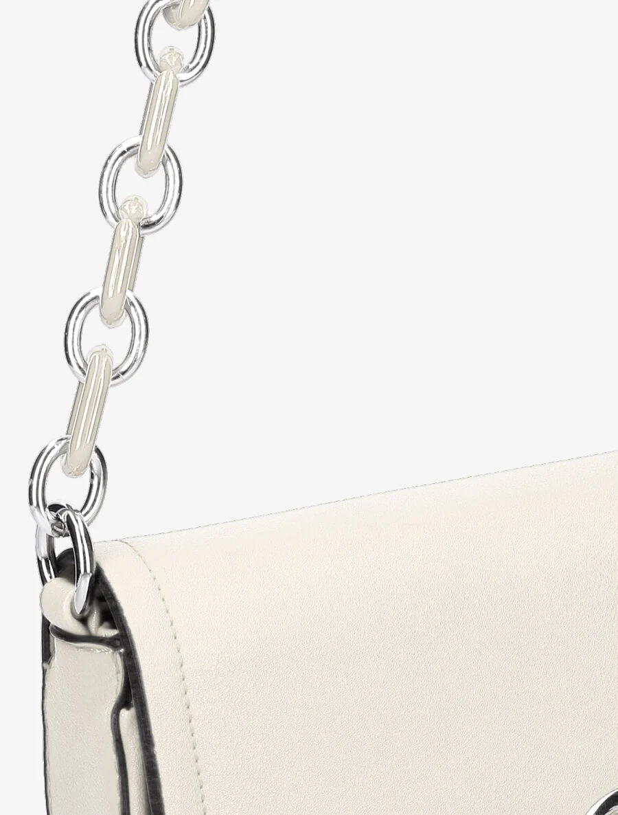 Sac besace Maja - Blanc métallisé - Image 5
