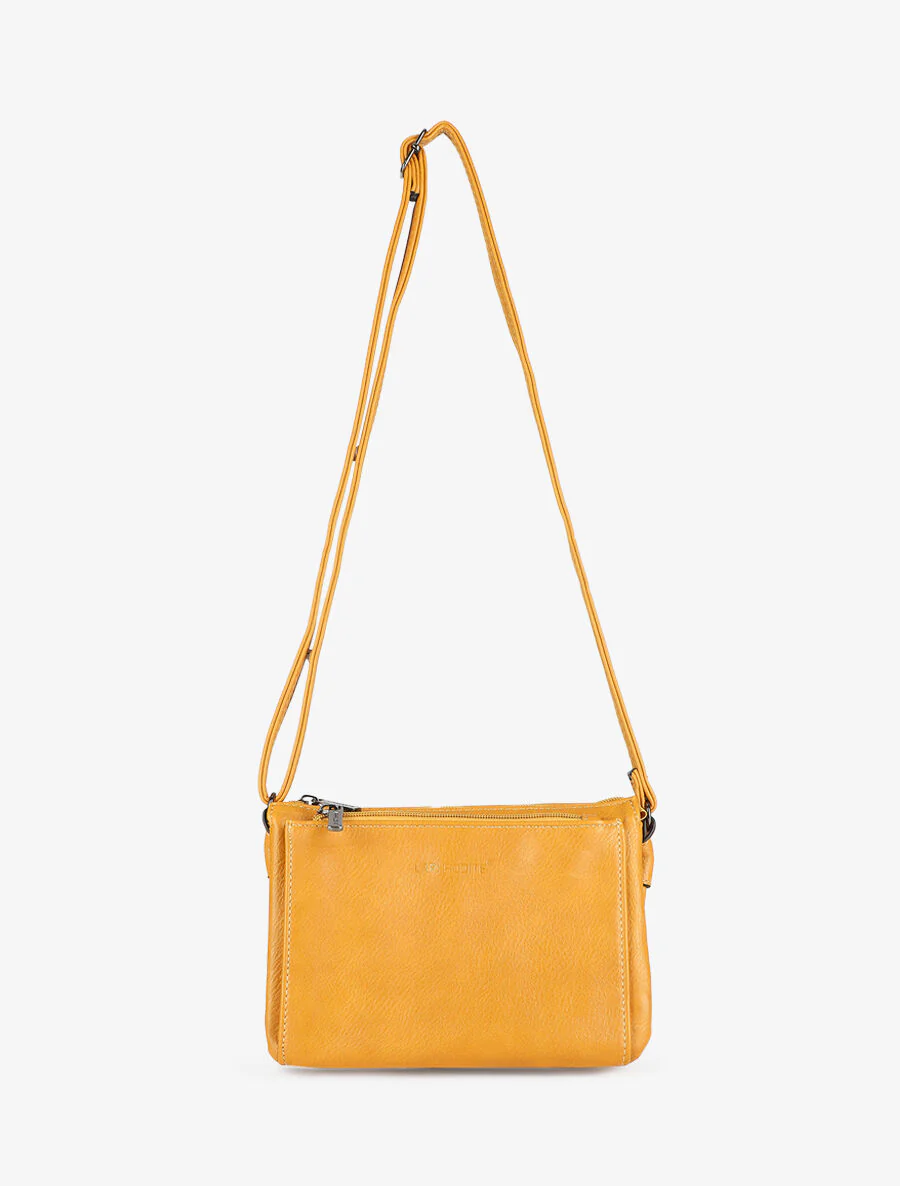 Sac besace Marina - Jaune moutarde - Image 3