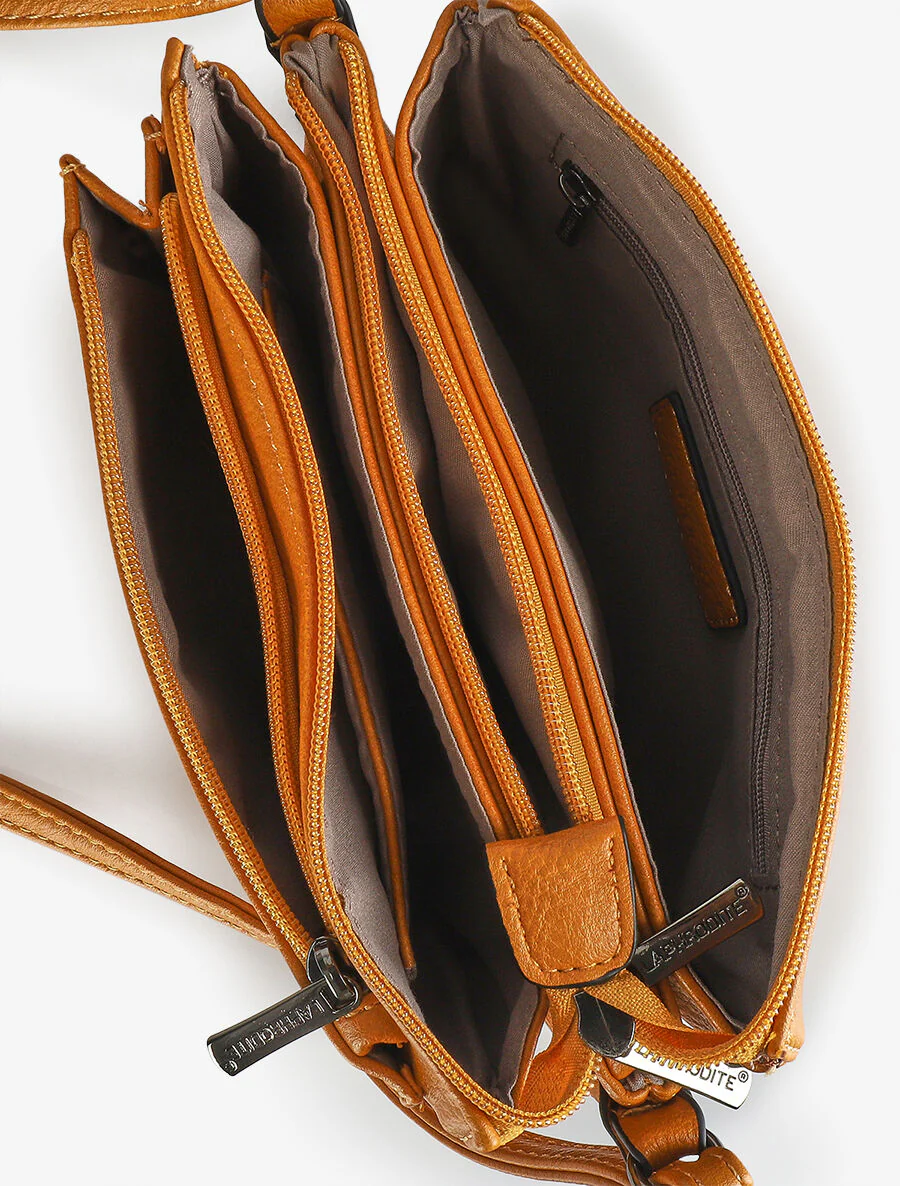 Sac besace Marina - Jaune moutarde - Image 4