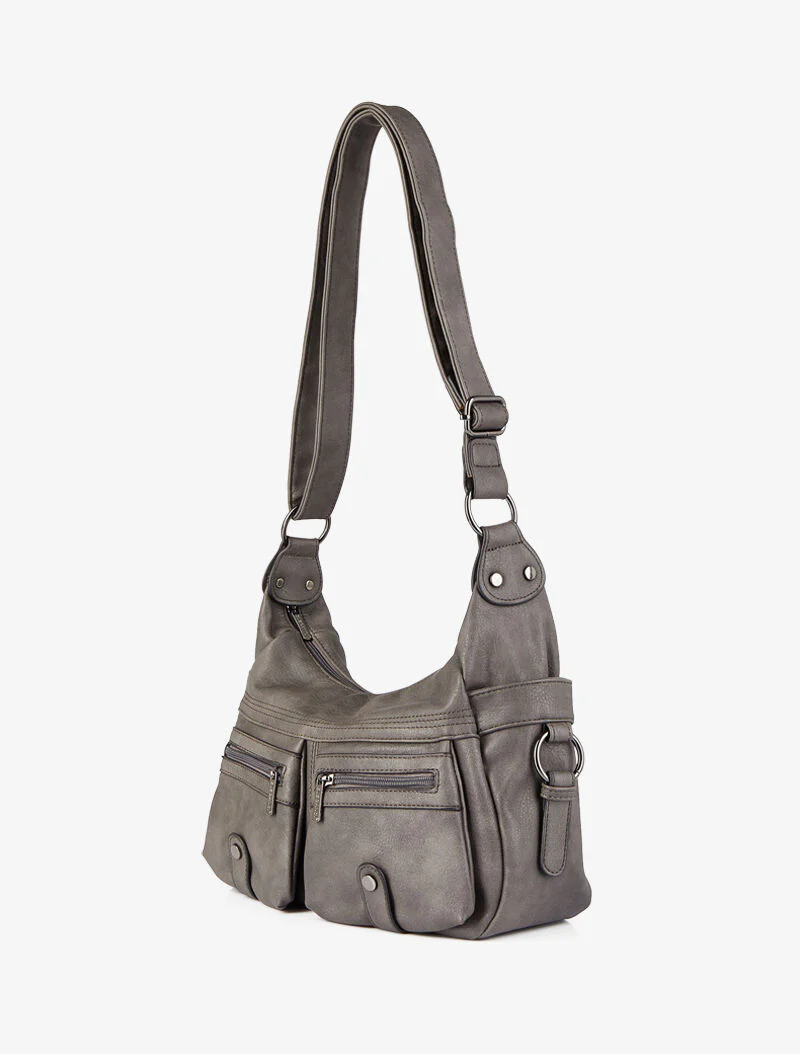 Sac besace Marthe - Gris foncé - Image 2