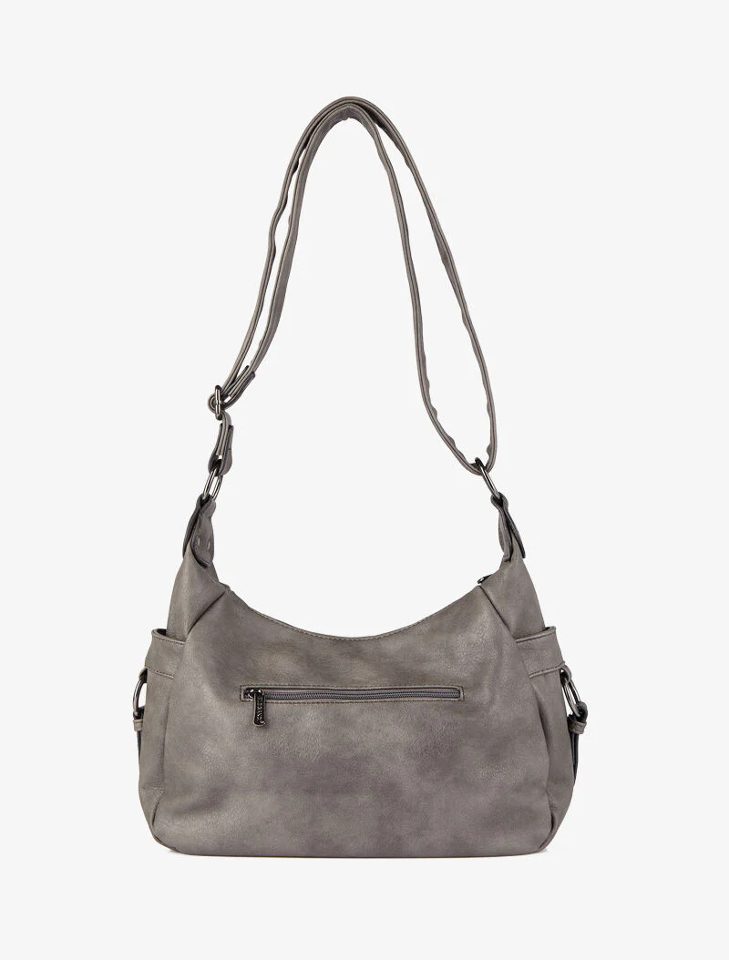 Sac besace Marthe - Gris foncé - Image 3