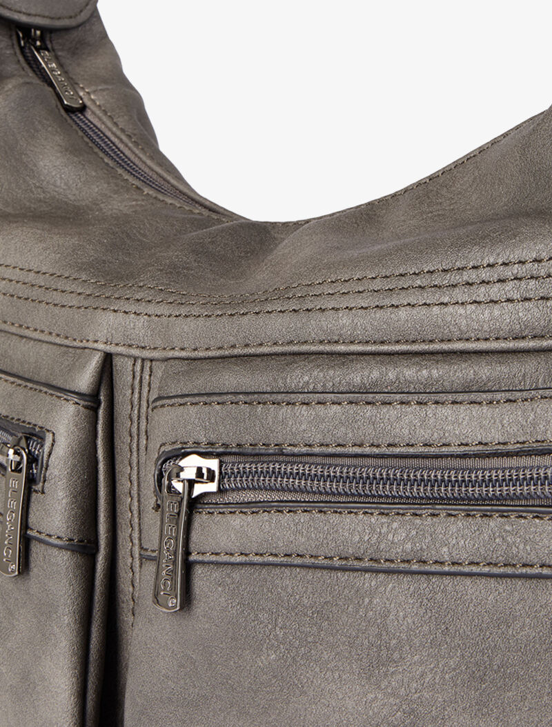 Sac besace Marthe - Gris foncé - Image 4