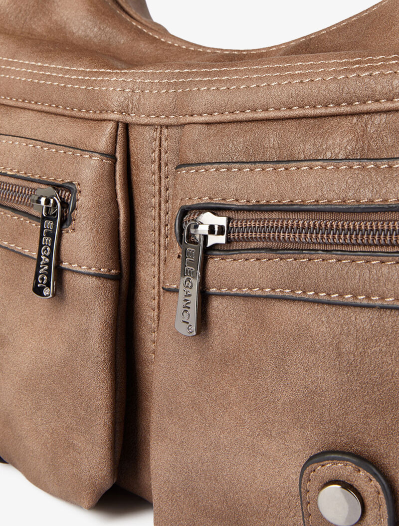 Sac besace Marthe - Taupe - Image 4
