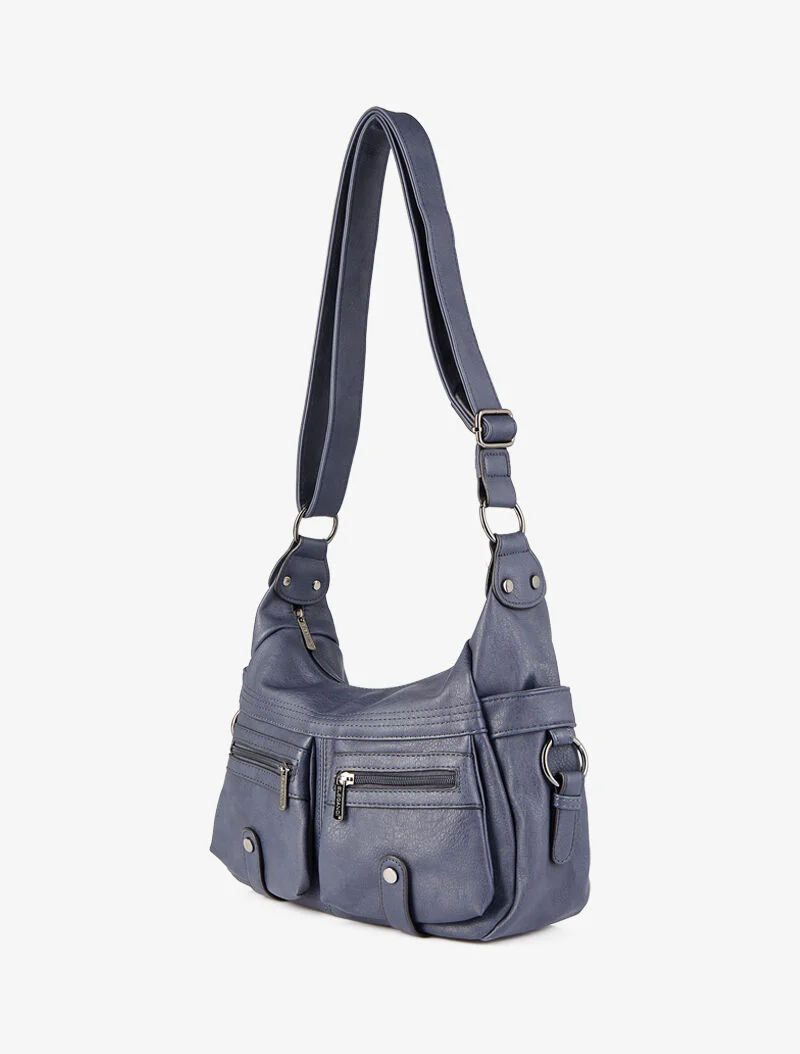 Sac besace Marthe - Bleu marine - Image 2