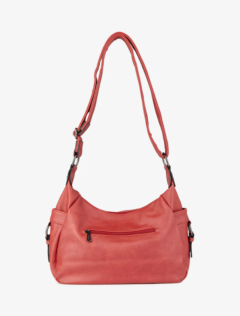 Sac besace Marthe - Rouge - Image 3