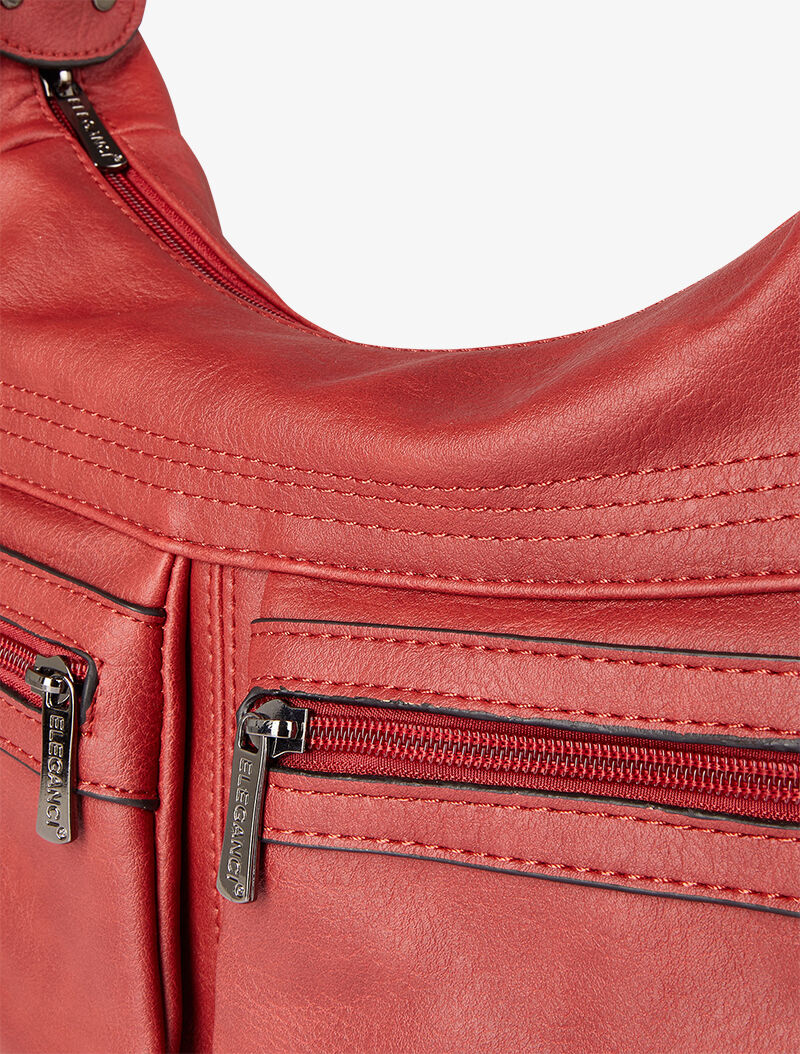 Sac besace Marthe - Rouge - Image 4