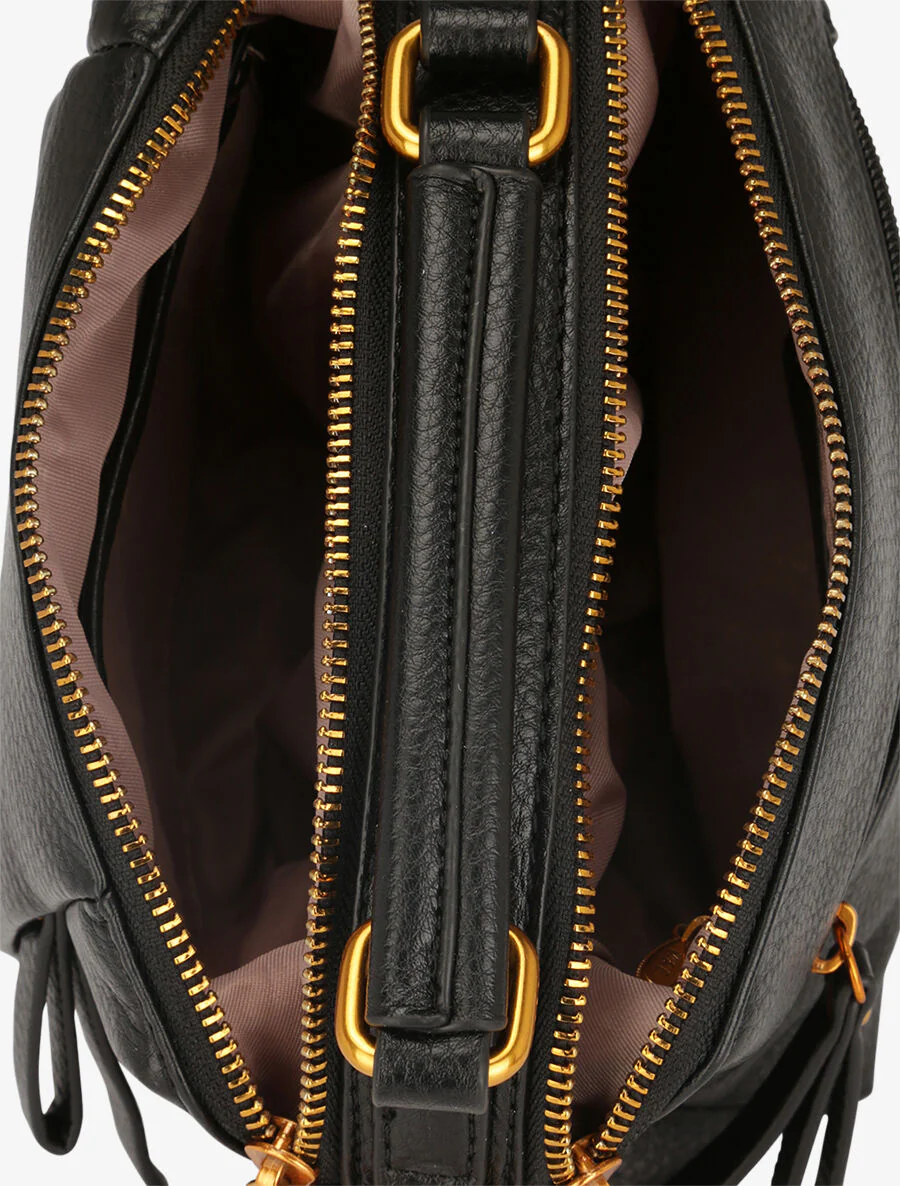 Sac besace Mélanie - Noir - Image 4