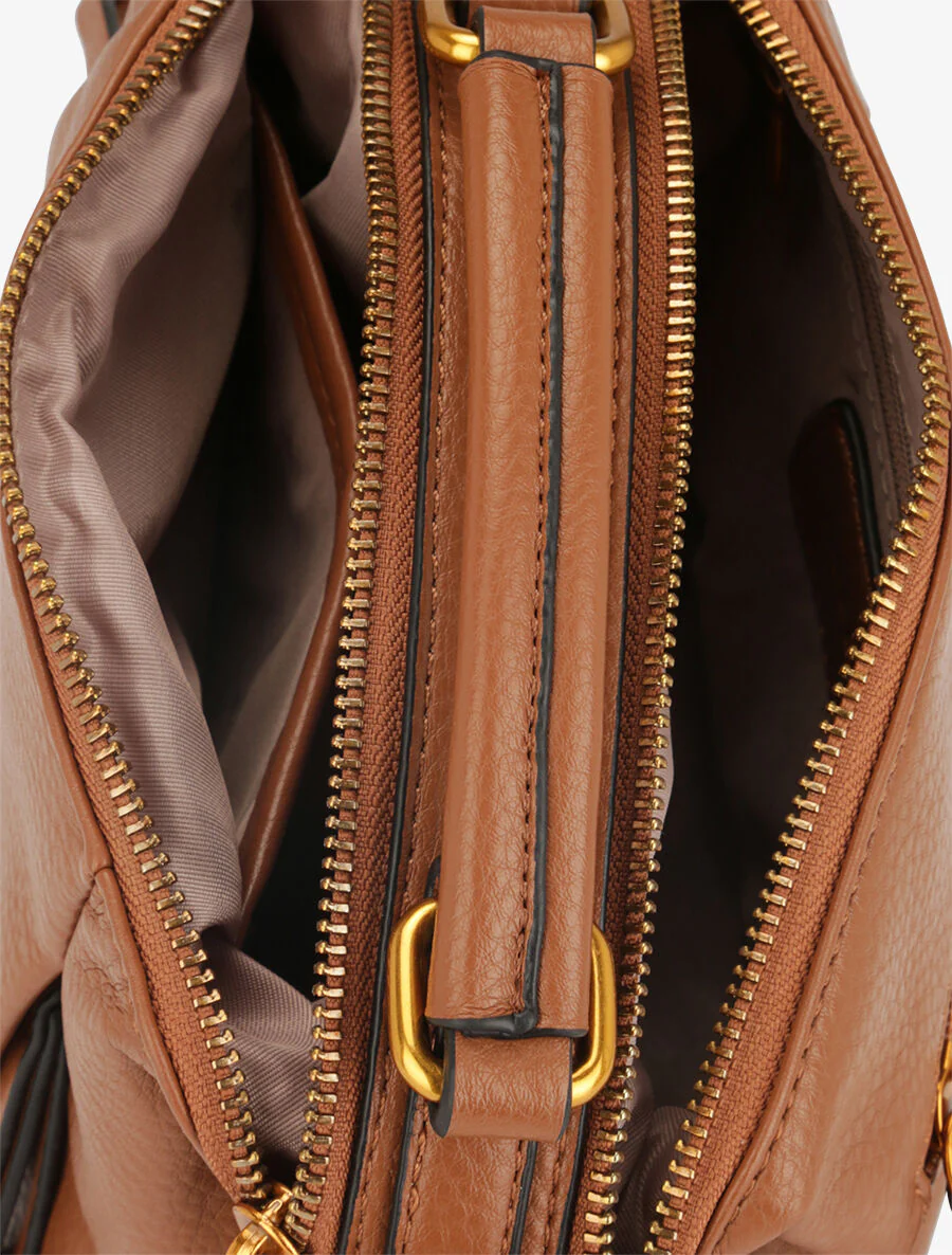 Sac besace Mélanie - Marron - Image 4