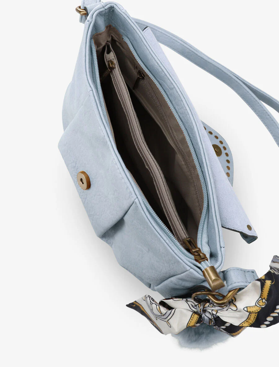 Sac besace Millie - Bleu gris - Image 4