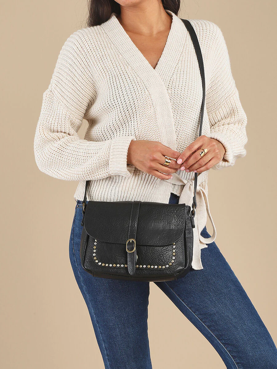 Sac besace Nayeli - Noir - Image 7