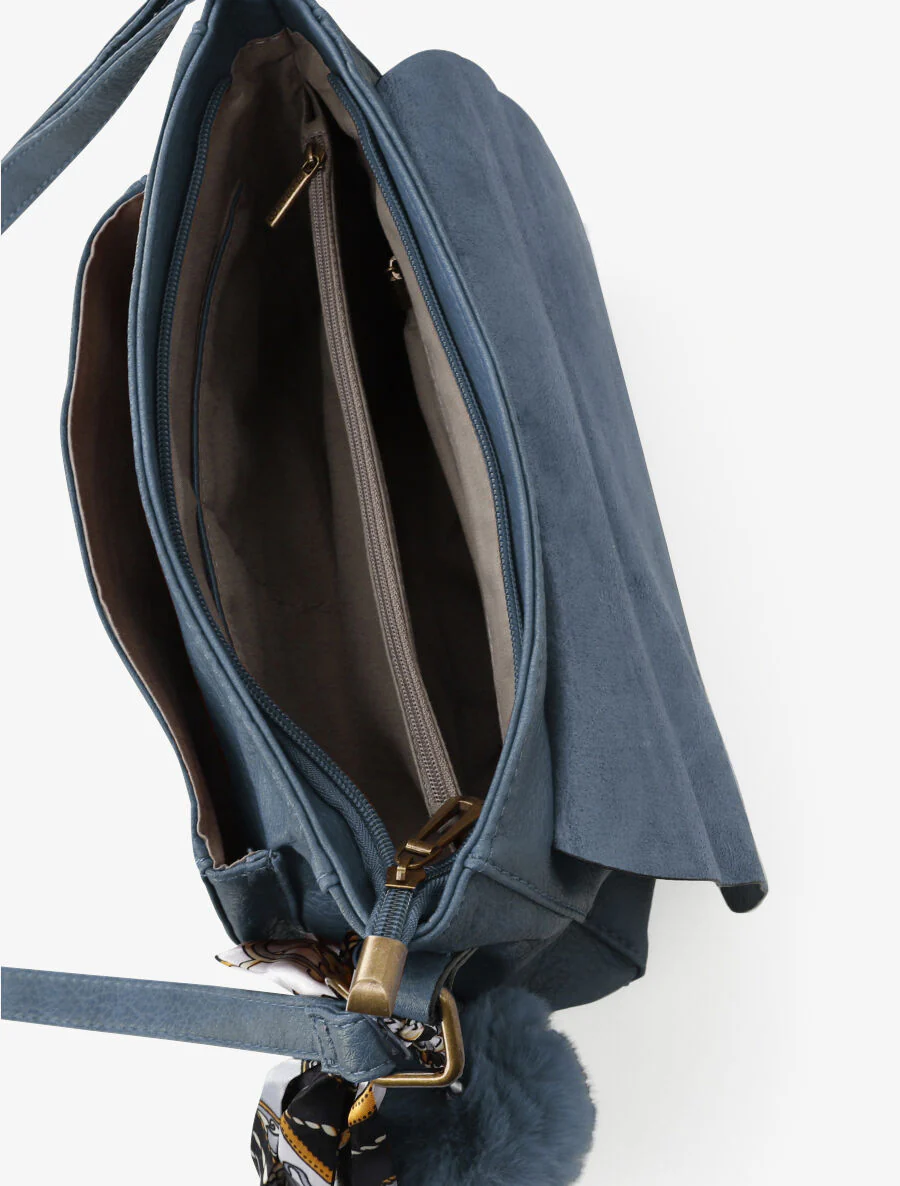 Sac besace Nilsa - Bleu - Image 4