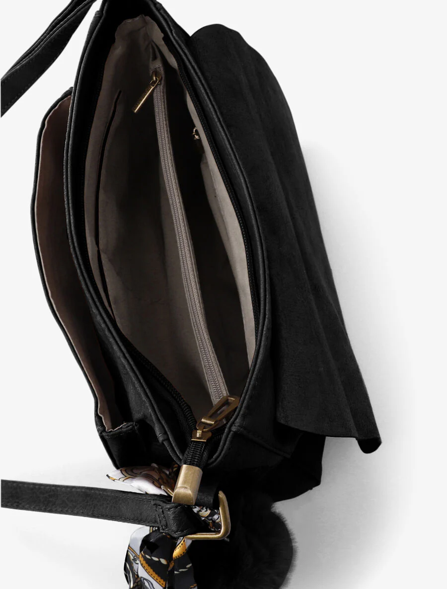 Sac besace Nilsa - Noir - Image 4