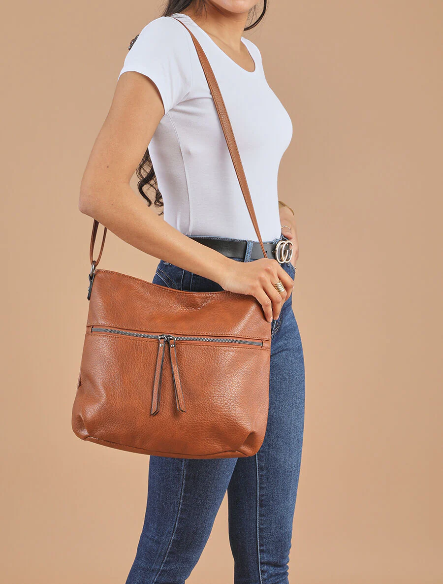 Sac besace Nina - Camel - Image 5