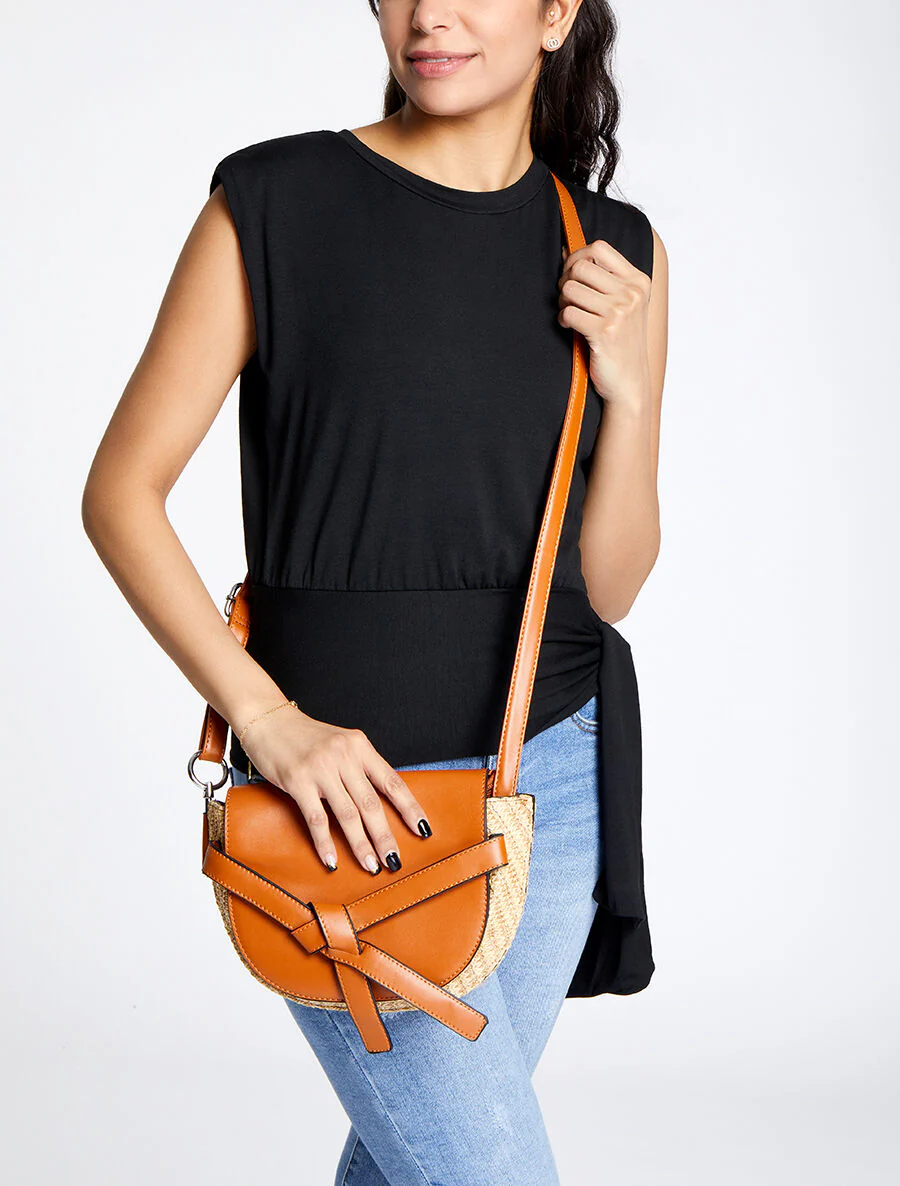 Sac besace Nolwenn - Camel - Image 5