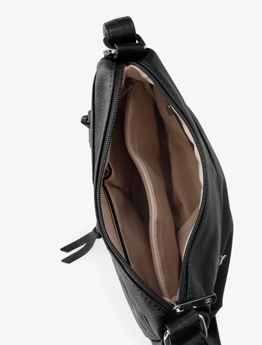 Sac besace Piper - Noir - Image 5