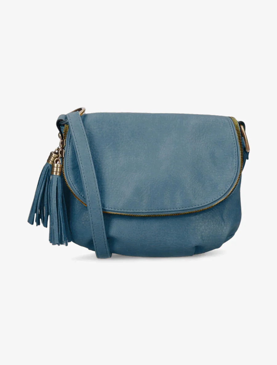 Sac besace Renata - Bleu gris