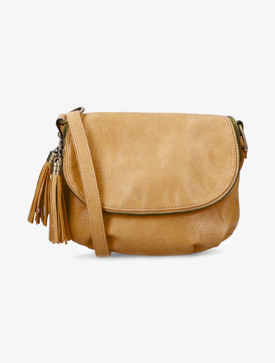 Sac besace Renata - Jaune moutarde