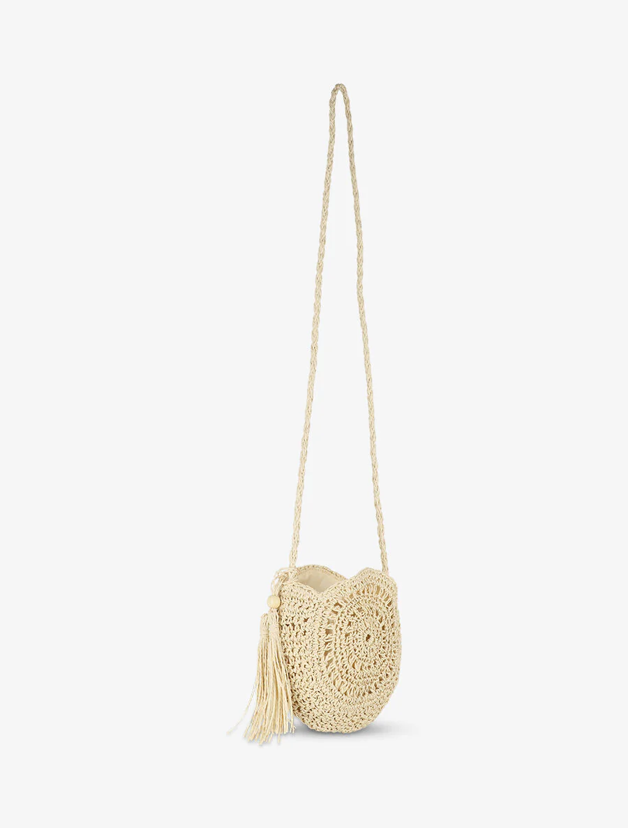 Sac besace Rosa - Beige clair - Image 3