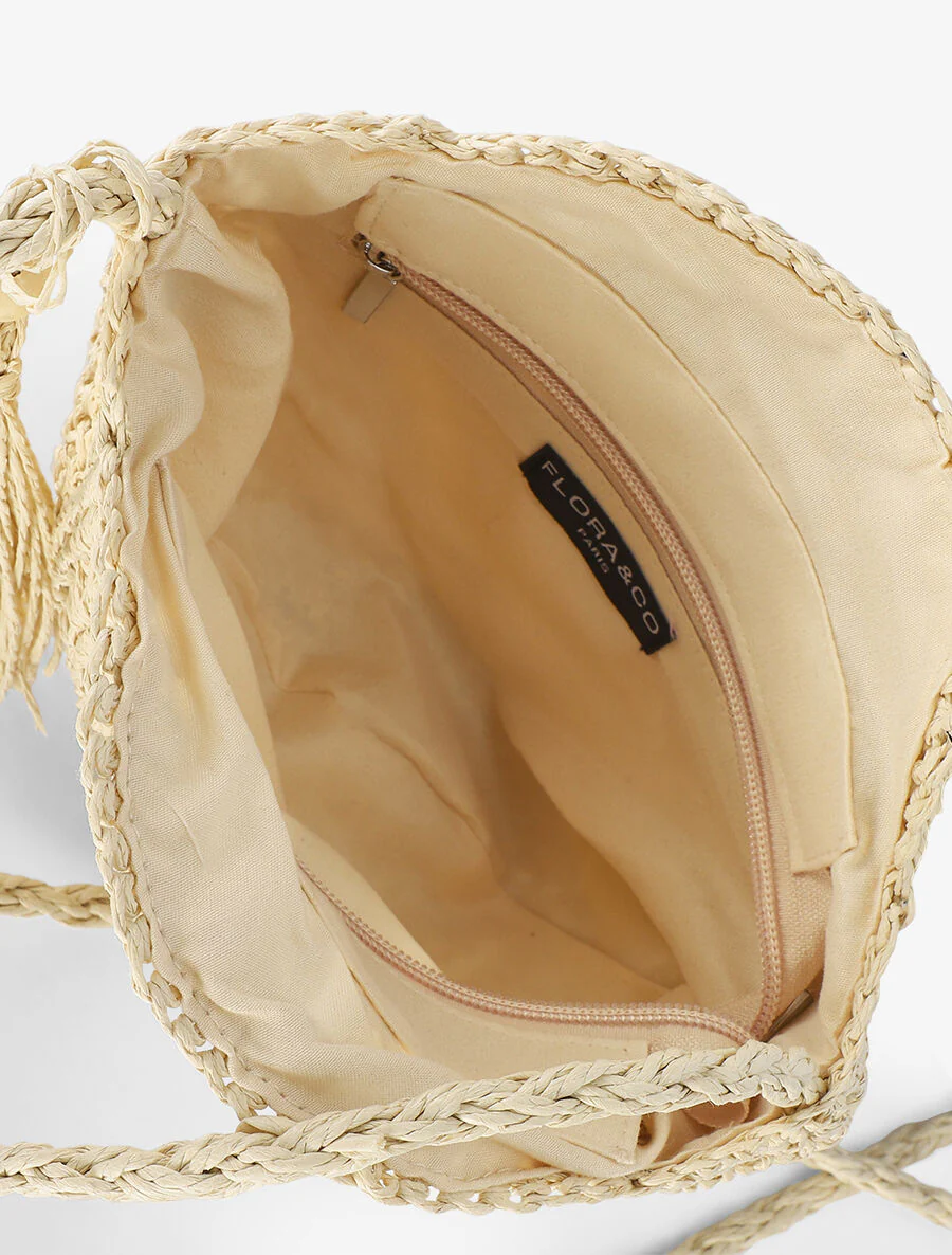 Sac besace Rosa - Beige clair - Image 4