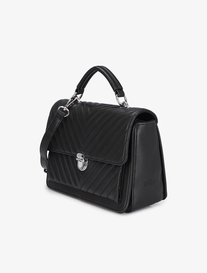 Sac besace Rose - Noir - Image 2