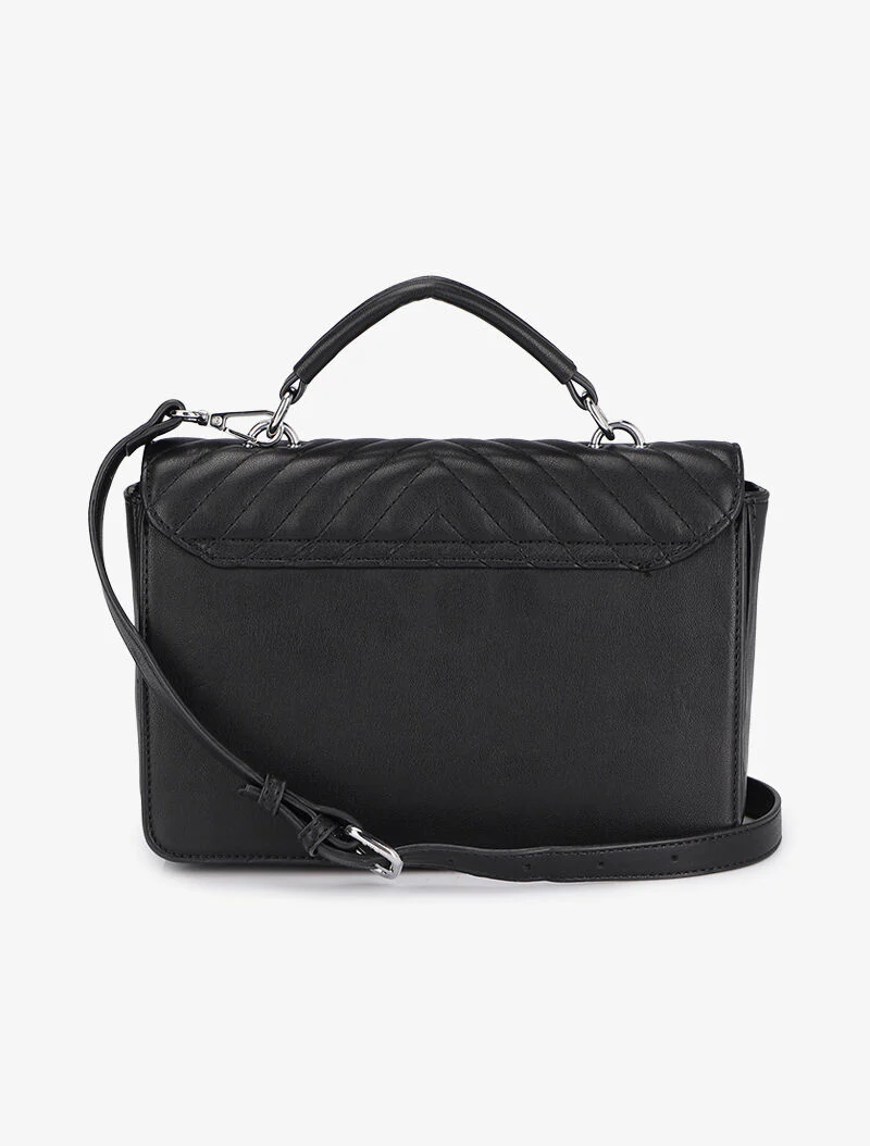 Sac besace Rose - Noir - Image 3