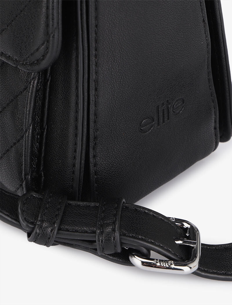 Sac besace Rose - Noir - Image 4