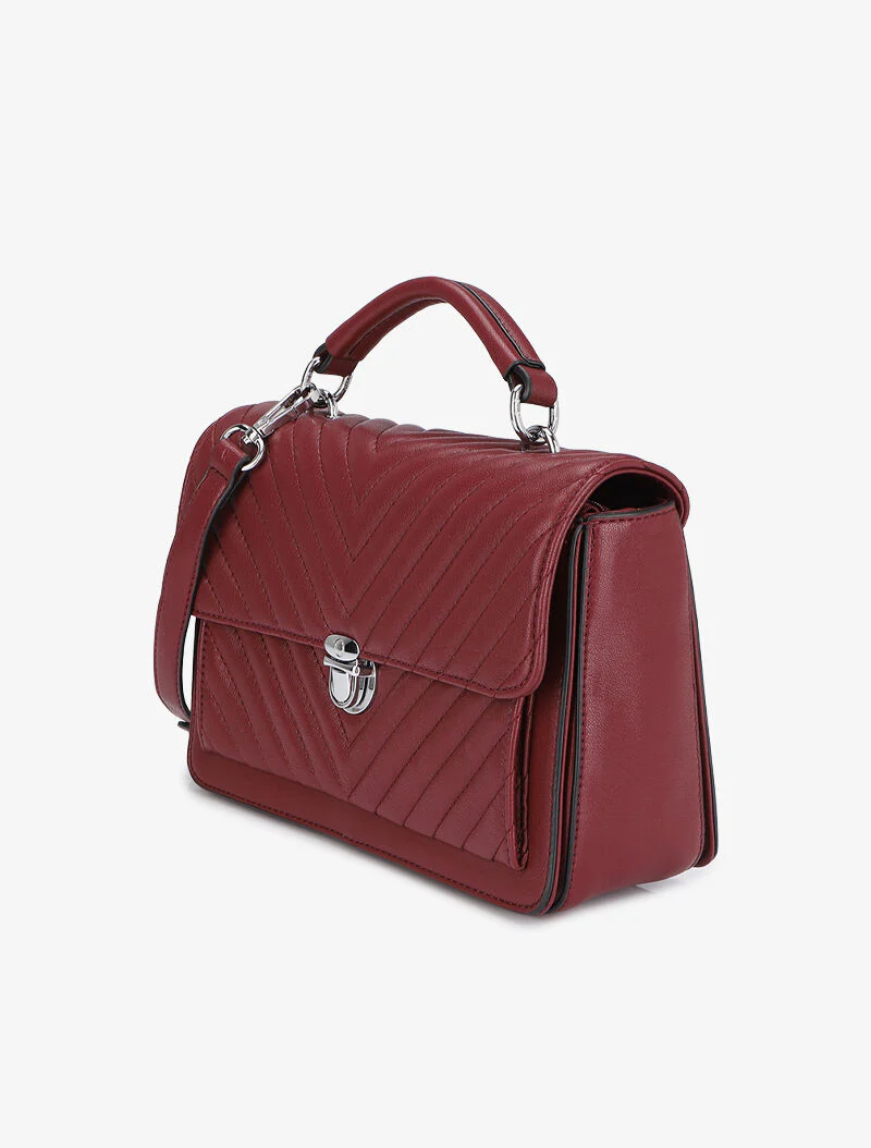 Sac besace Rose - Bordeaux - Image 2