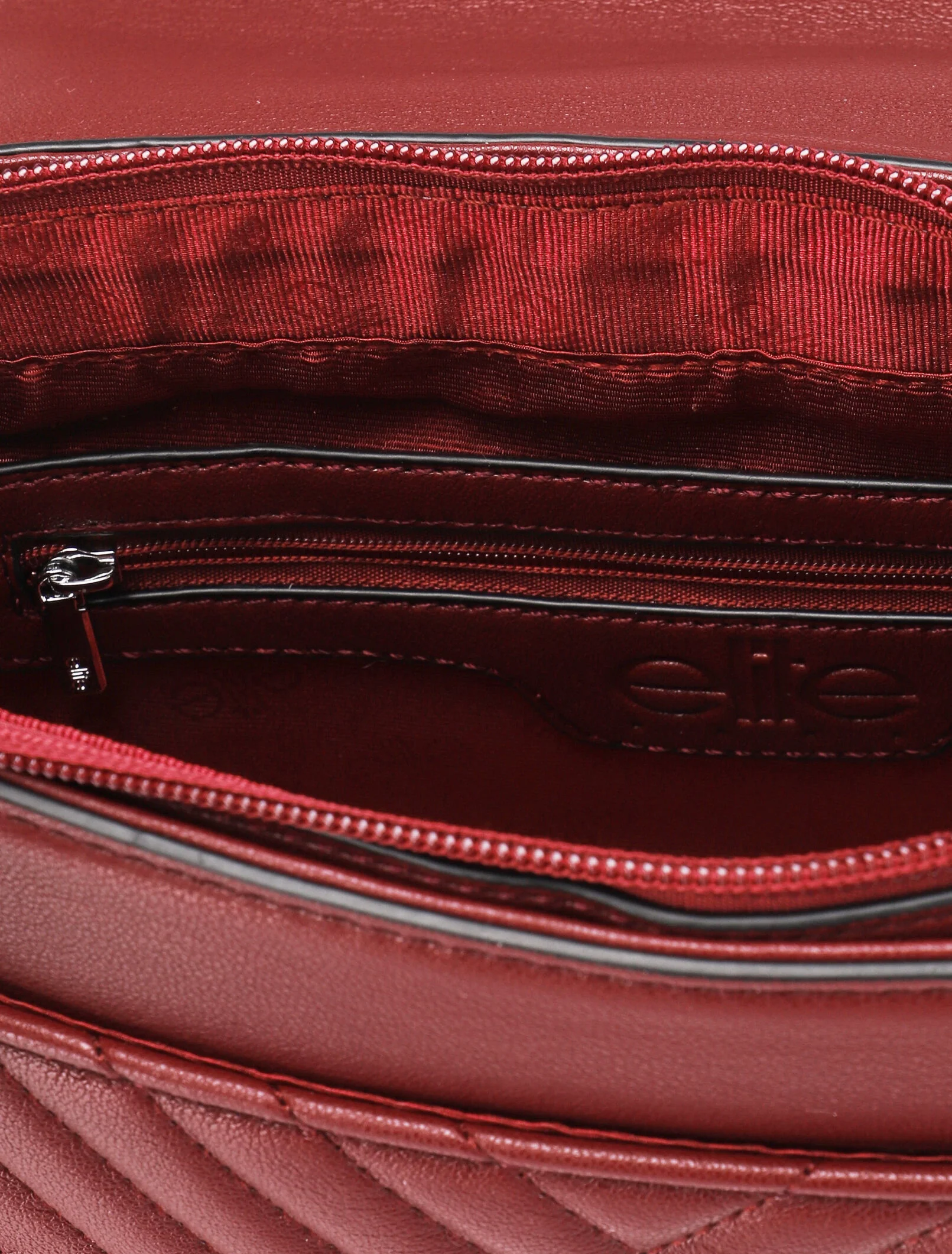 Sac besace Rose - Bordeaux - Image 4