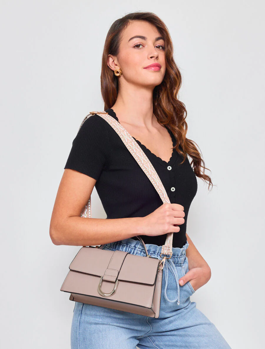 Sac besace Sabrina - Taupe