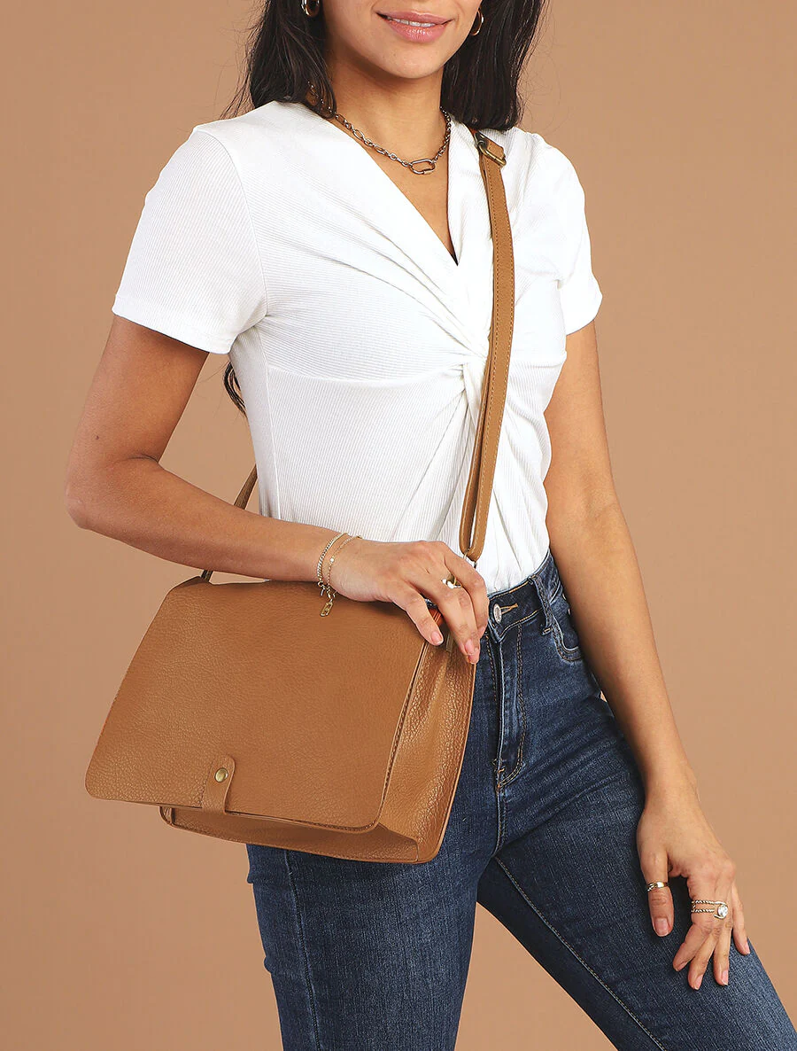 Sac besace Sadia - Camel - Image 5
