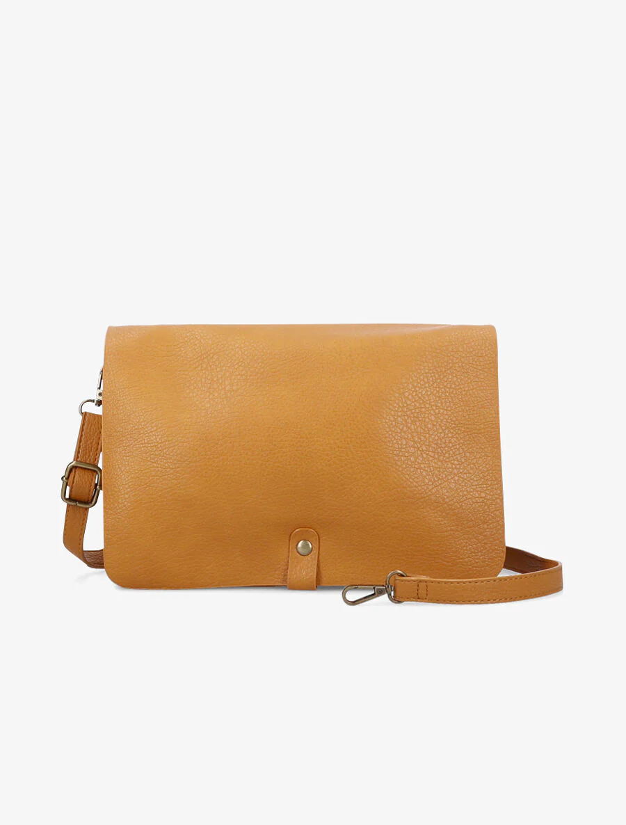 Sac besace Sadia - Jaune moutarde