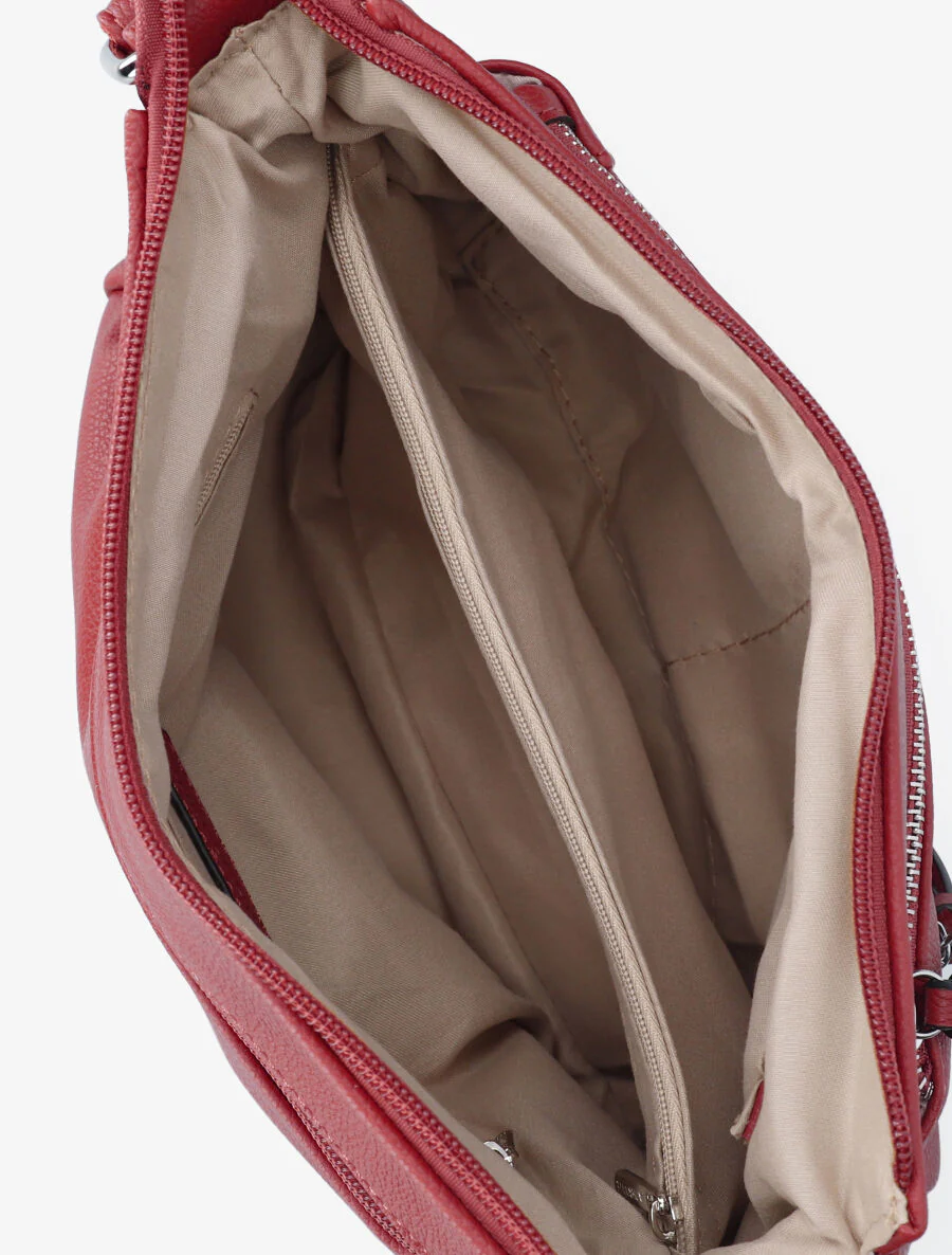 Sac besace Sakina - Rouge - Image 5