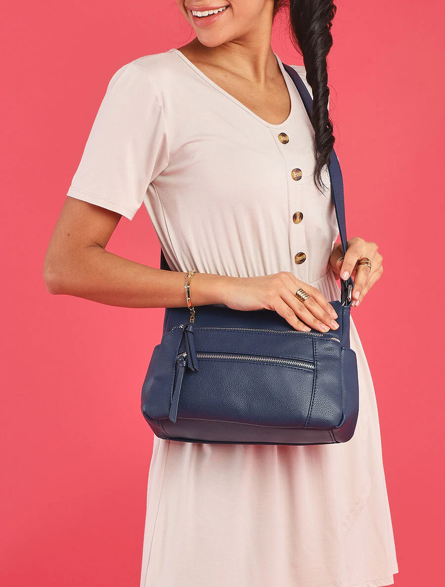 Sac besace Sakina - Marine - Image 6