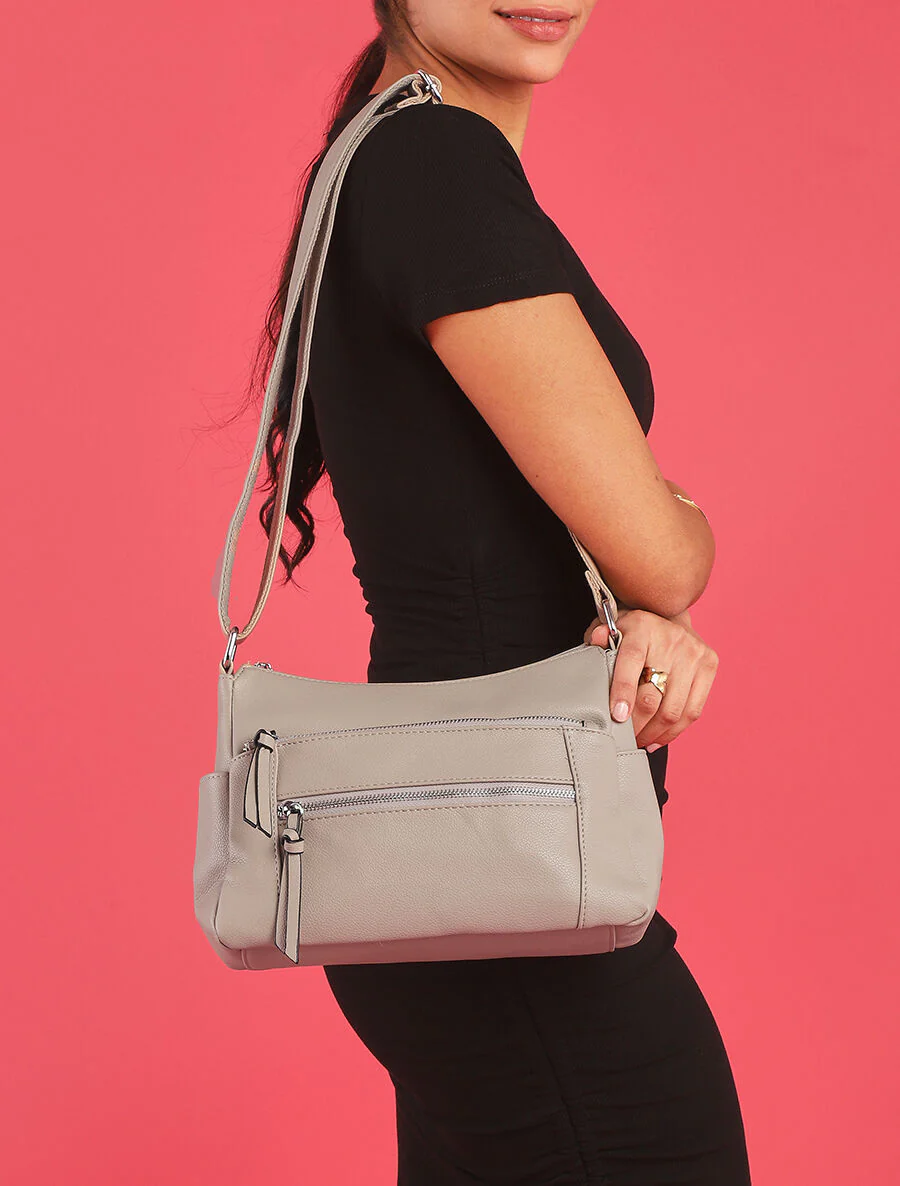 Sac besace Sakina - Taupe - Image 6
