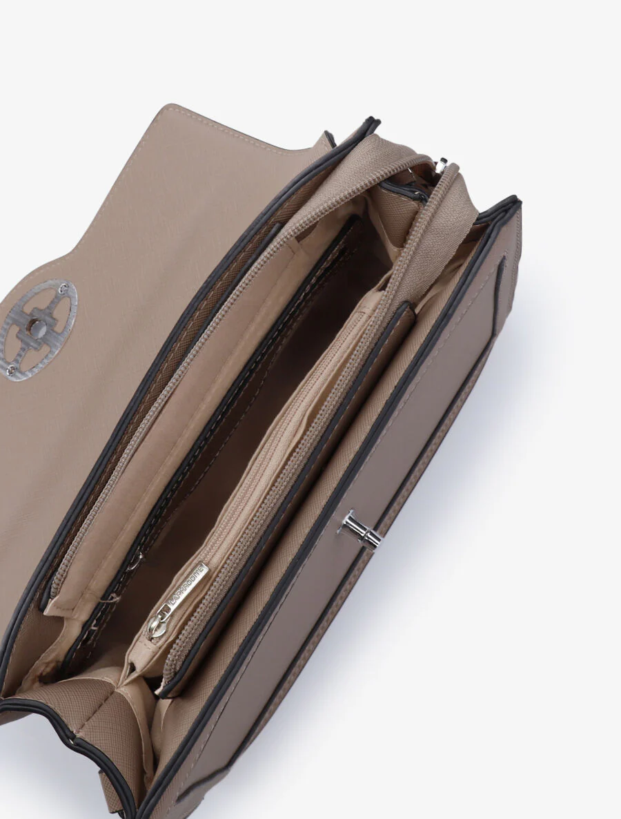 Sac besace Sally - Taupe - Image 4
