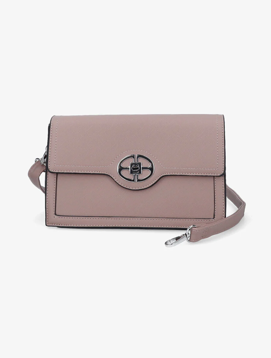 Sac besace Sally - Vieux rose