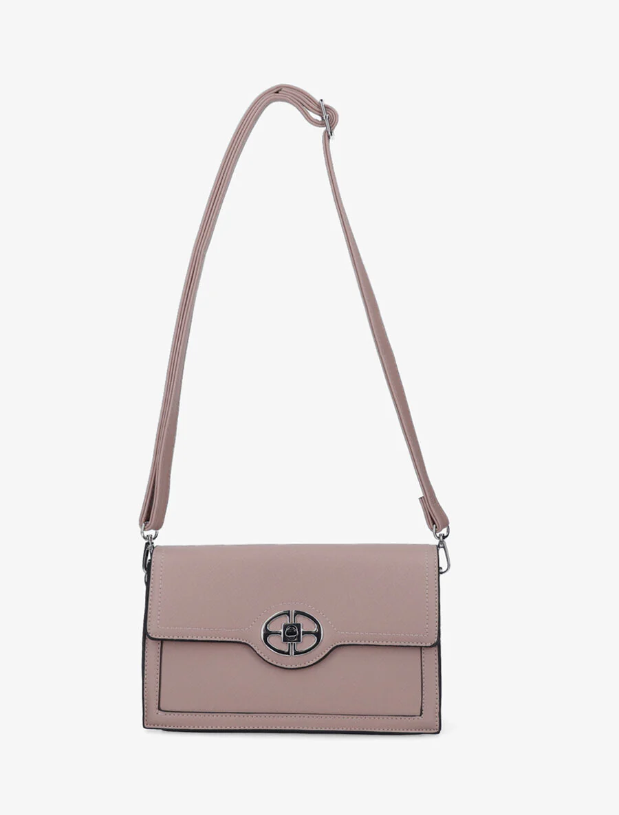 Sac besace Sally - Vieux rose - Image 3